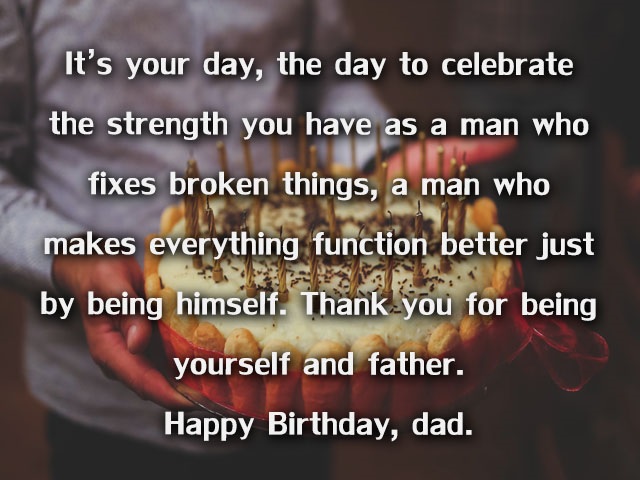 Happy Birthday Images for Dad