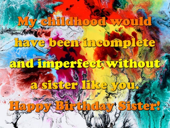 Happy Birthday Sister - Wishes Images, Quotes, Song for Sis!